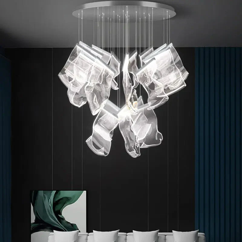 Jonas Postmodern Style Staircase Pendant Chandelier Light - Image 9
