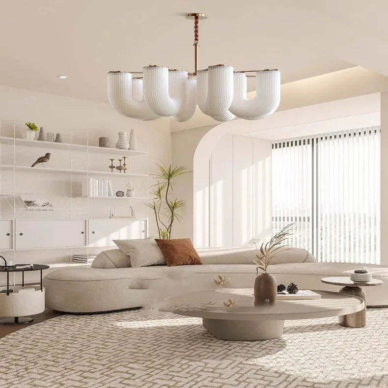 Judi Modern White Chandelier - Image 6