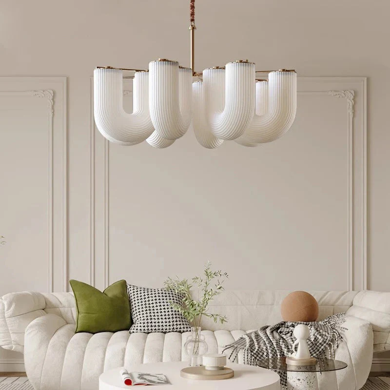 Judi Modern White Chandelier - Image 8