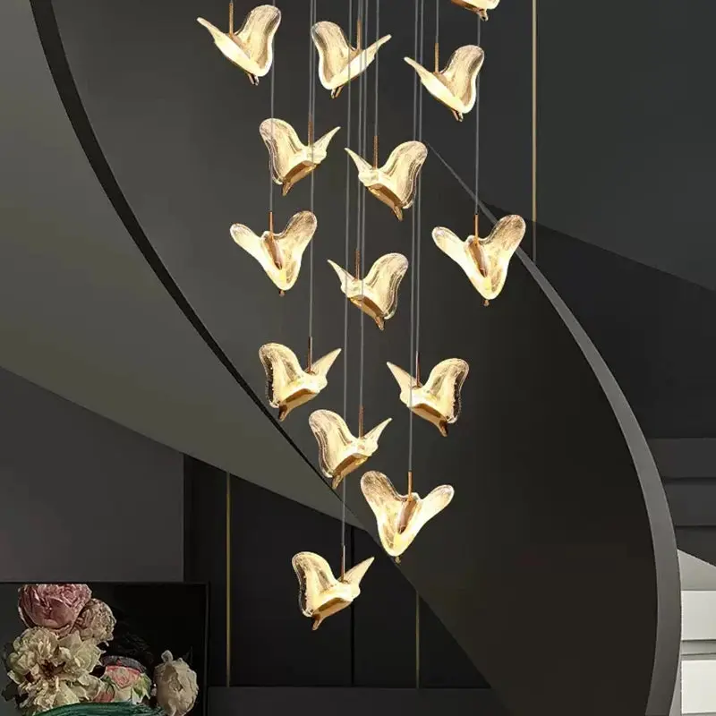 Juli Art Deco Stairwell Led Chandelier - Image 3
