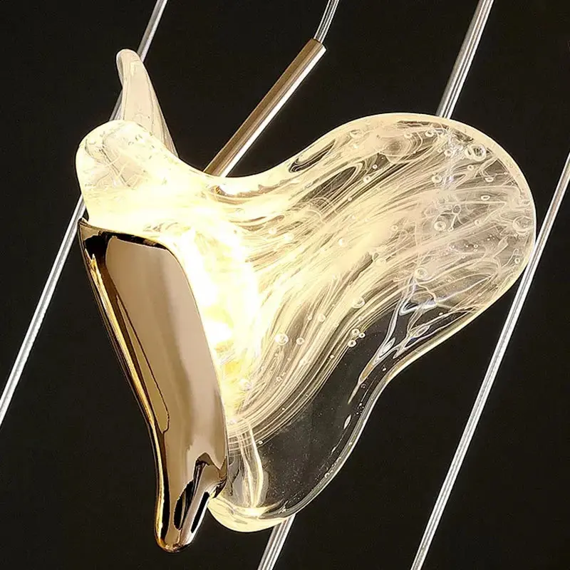 Juli Art Deco Stairwell Led Chandelier - Image 4