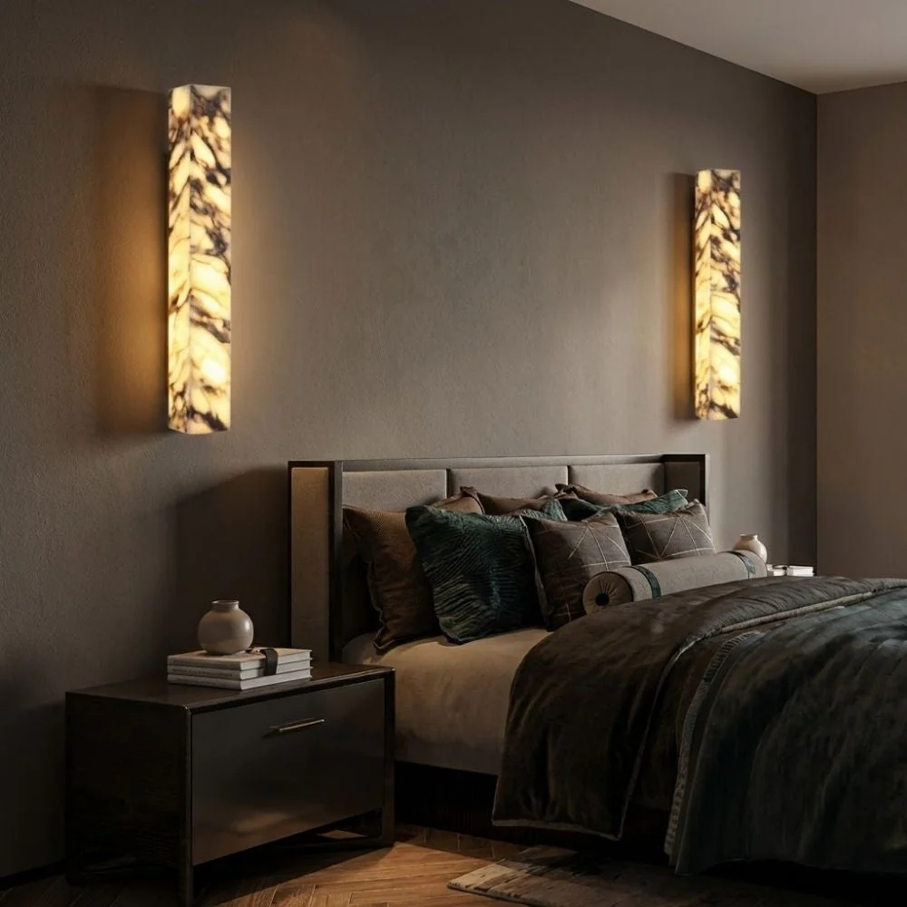 Kesty Modern Marble Wall Sconce - Image 3