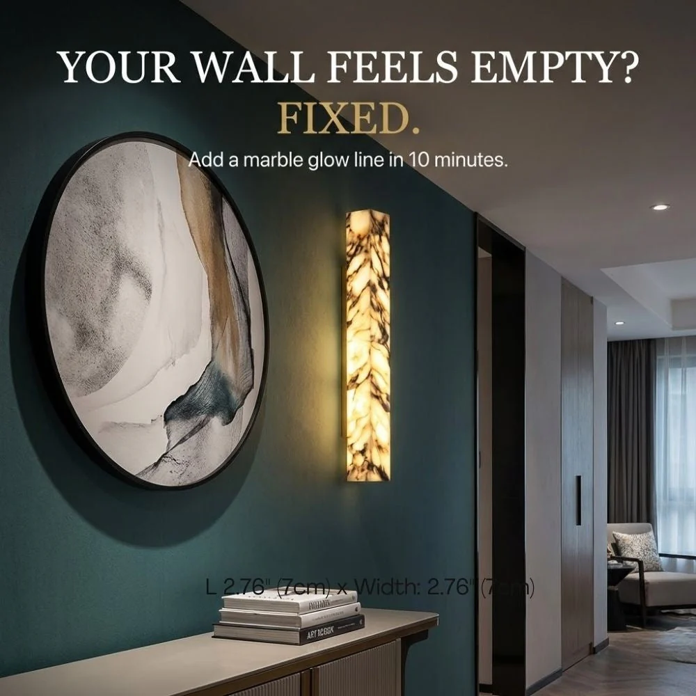 Kesty Modern Marble Wall Sconce - Image 4