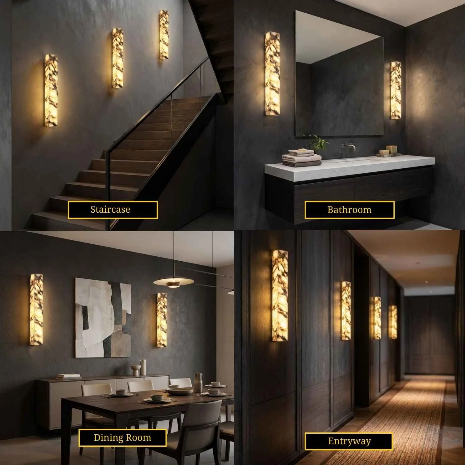 Kesty Modern Marble Wall Sconce - Image 6
