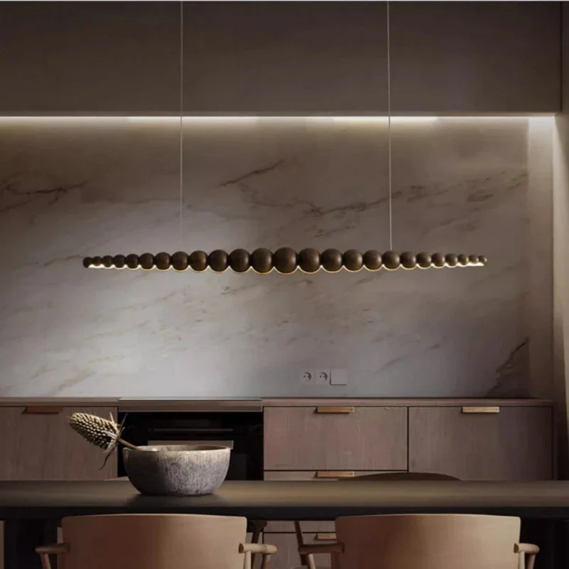 Kira Modern Wood Chandelier - Image 3