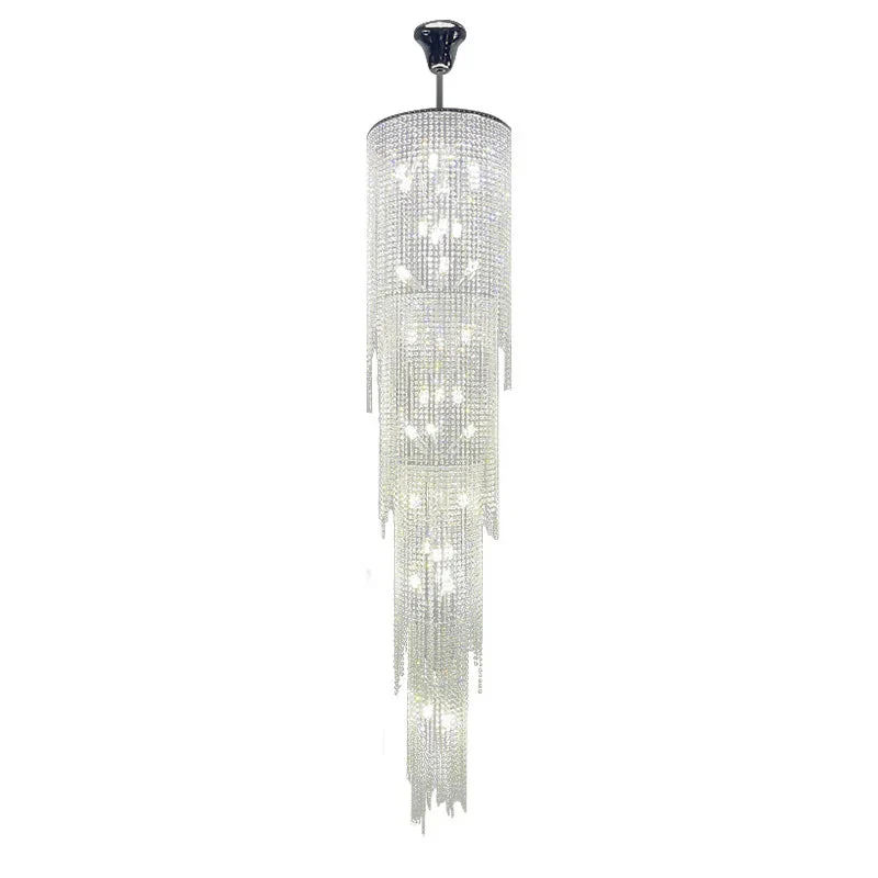 Kyra Real Crystal Staircase Chandelier - Image 3