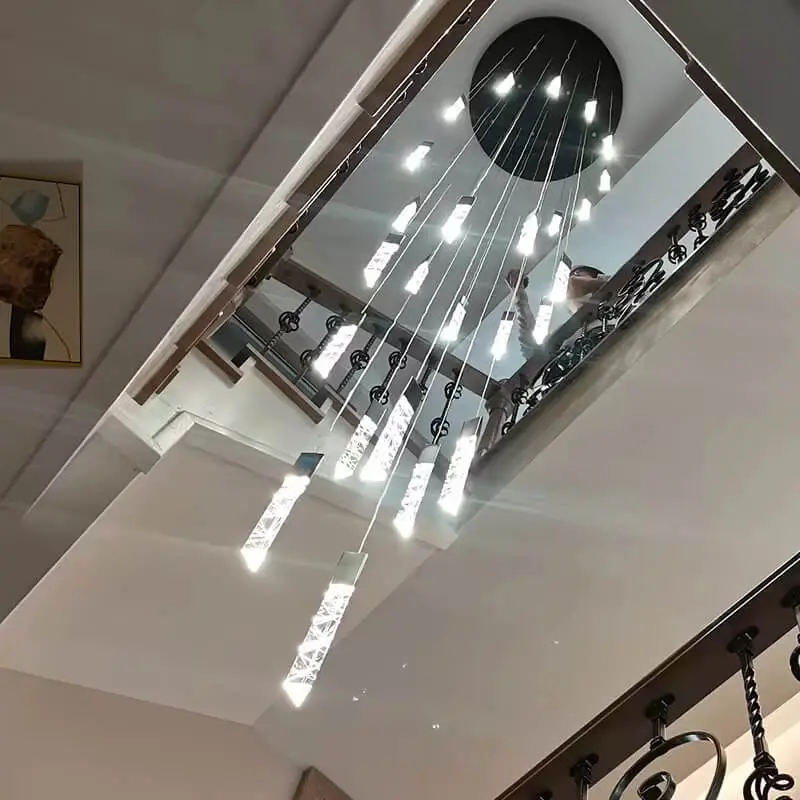 Large Crystal Chandelier for High Ceiling - Image 11