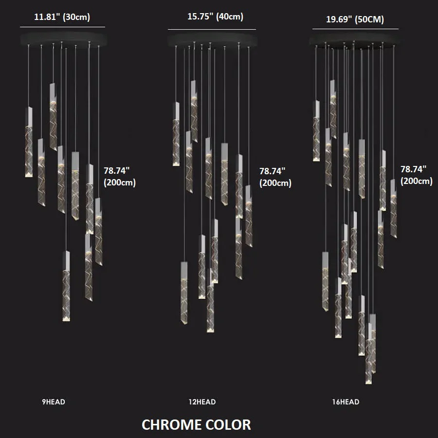Large Crystal Chandelier for High Ceiling - Image 14