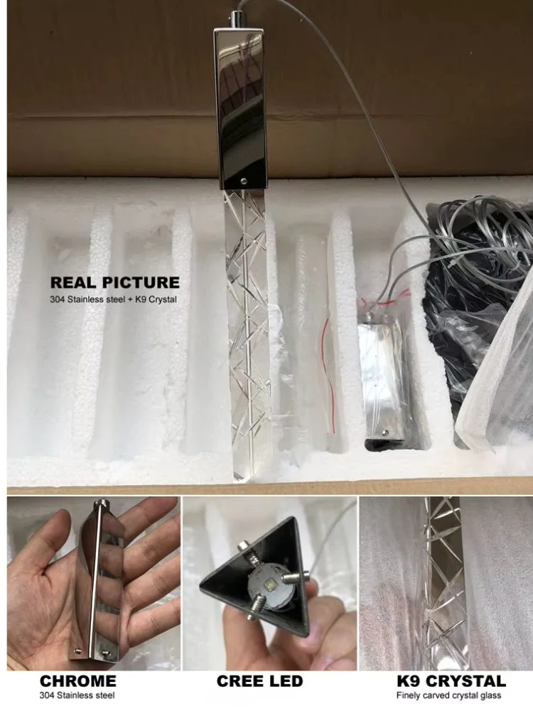 Large Crystal Chandelier for High Ceiling - Image 7