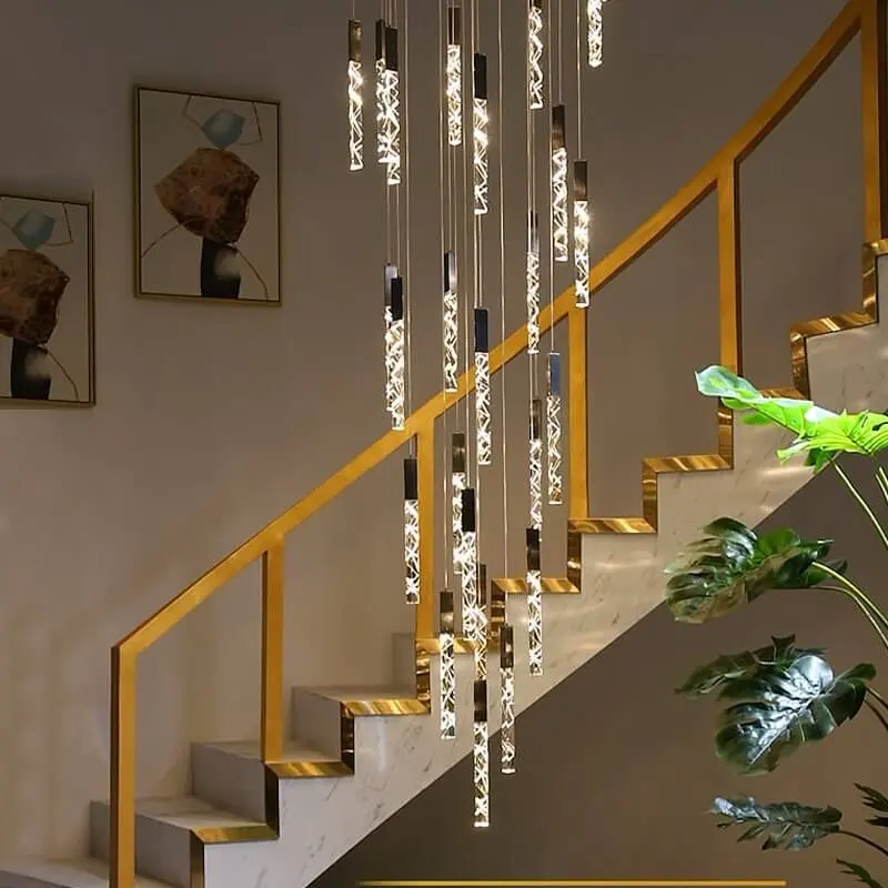 Large Crystal Chandelier for High Ceiling - Image 8