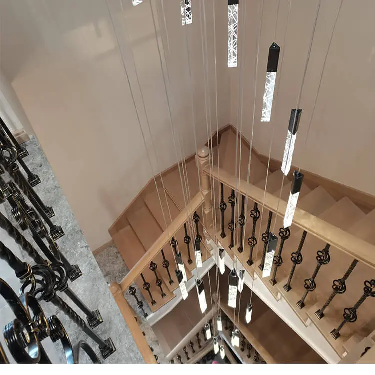 Large Crystal Chandelier for High Ceiling - Image 9