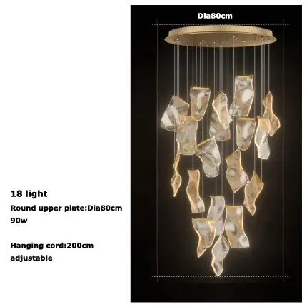 Asya Large Pendant Lighting for High Ceilings - Image 4