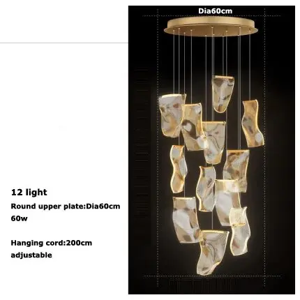 Asya Large Pendant Lighting for High Ceilings - Image 5