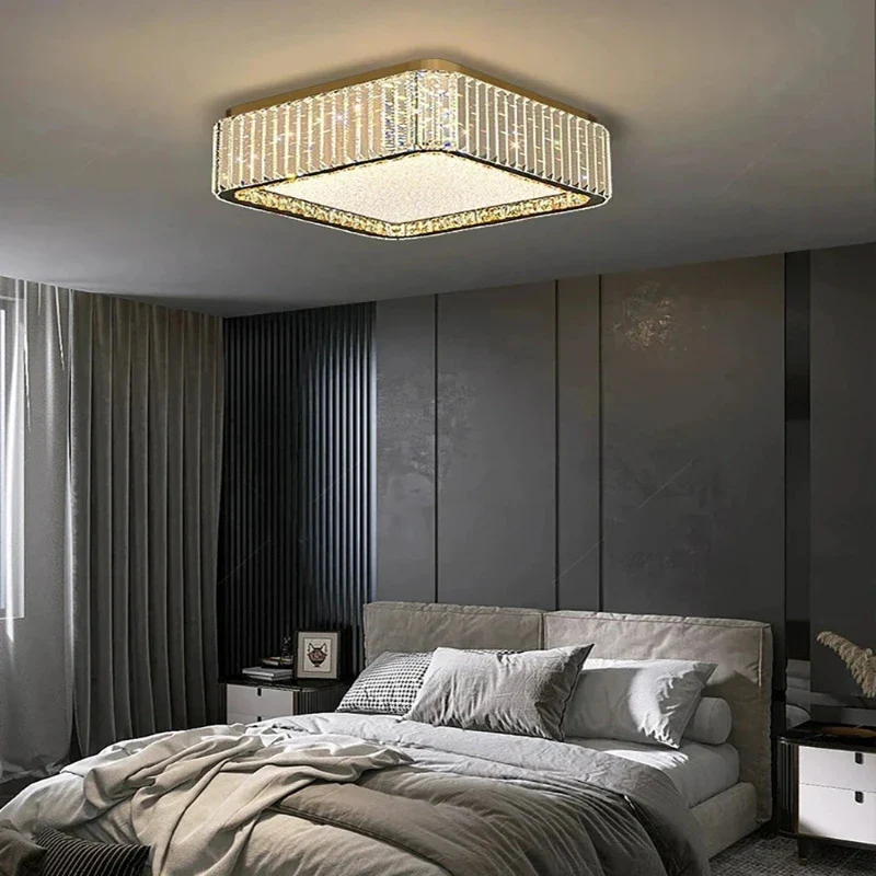 Lark Crystal Flush Mount Chandelier - Image 2