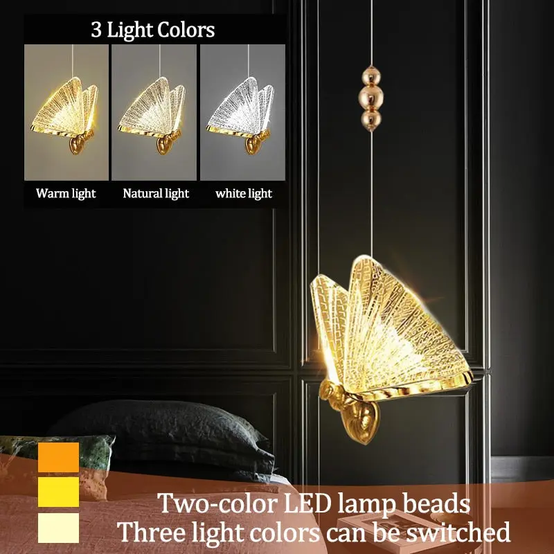 Led Butterfly Pendant Lights - Image 8