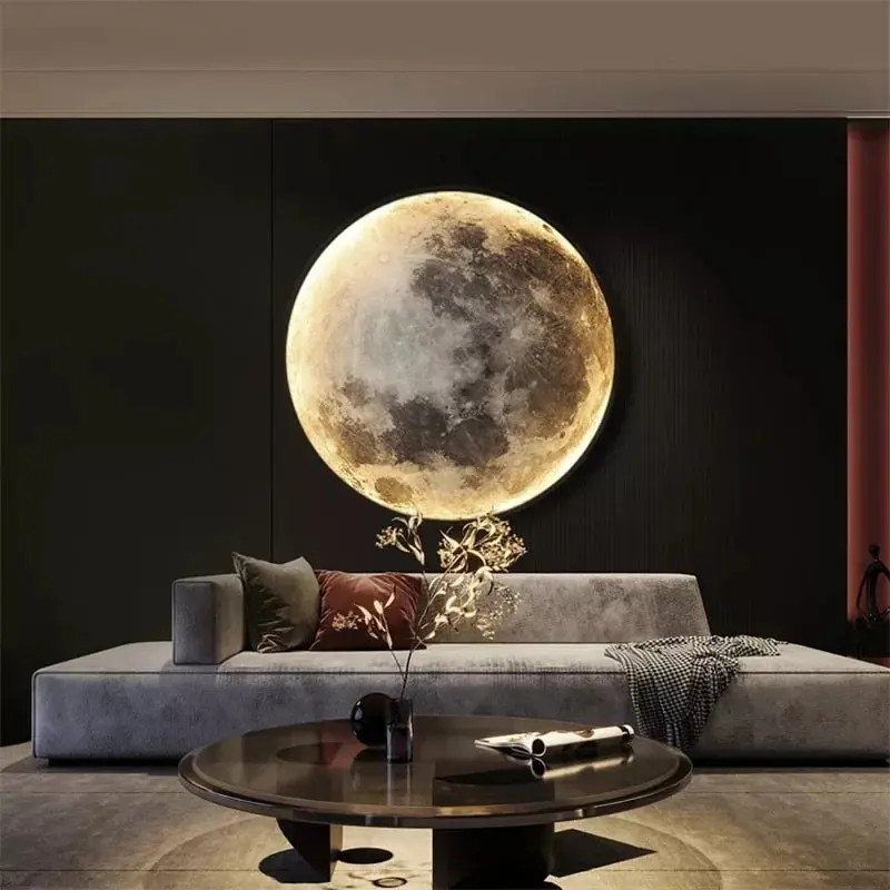 Polina Led Moon Wall Light - Image 3