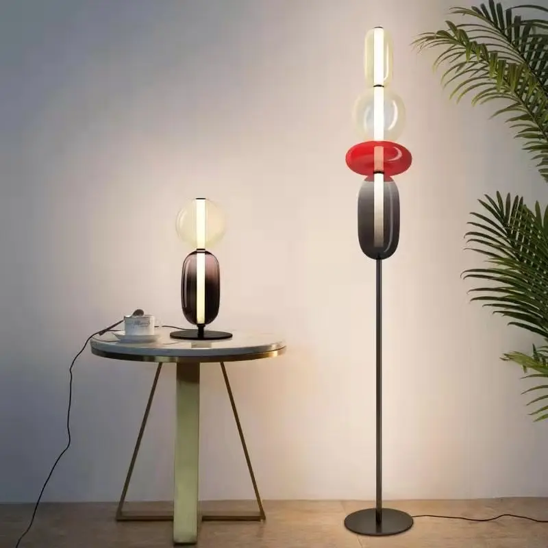 Lina Glass Shade Floor Lamp - Image 3