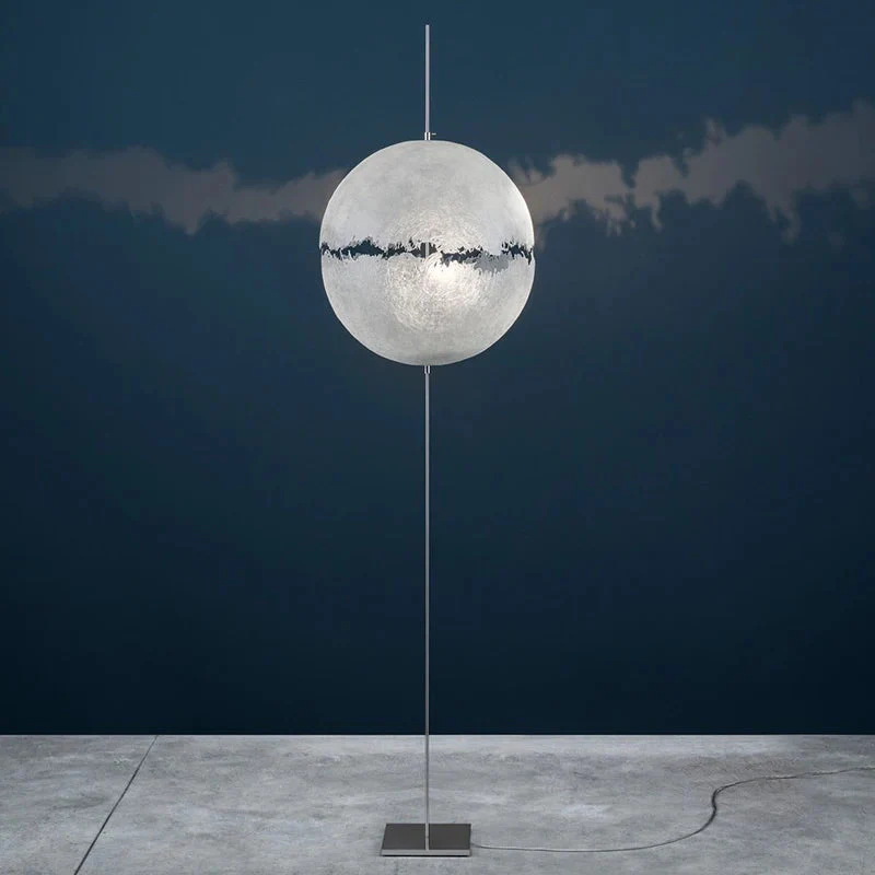 Lissa Modern Led White Sphere Floor Lamp - Image 3