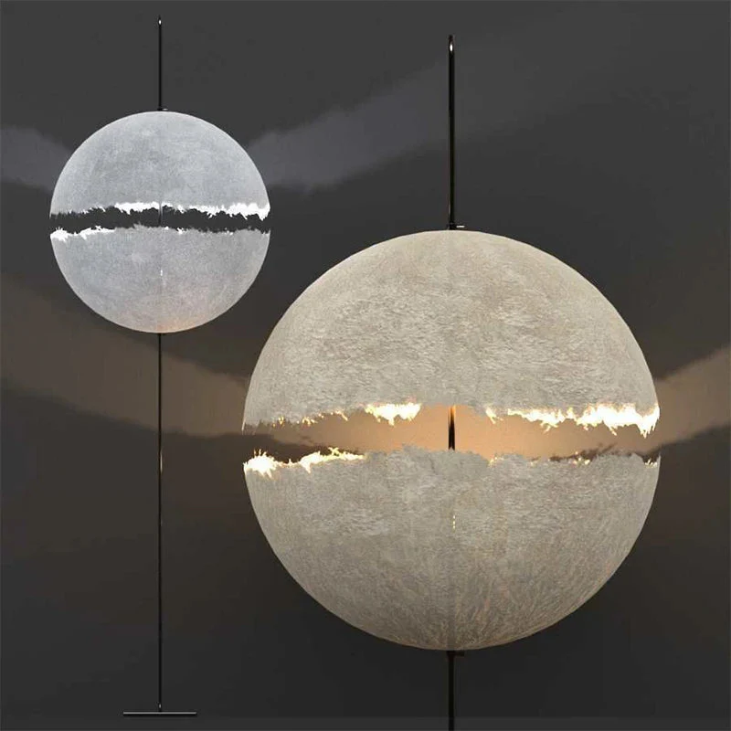 Lissa Modern Led White Sphere Floor Lamp - Image 4