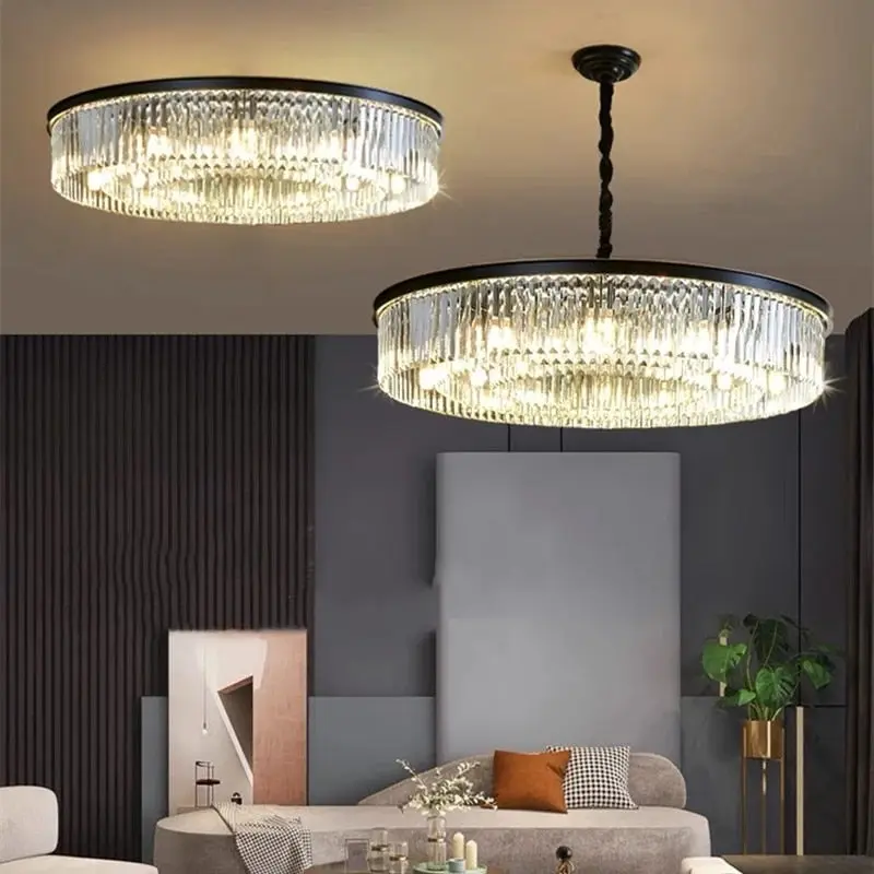 Lucinda Black Crystal Chandelier - Image 2
