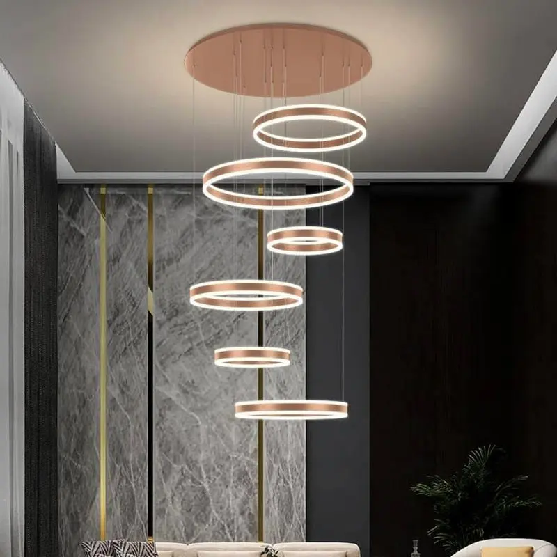 Lucy Modern Staircase Chandelier - Image 5