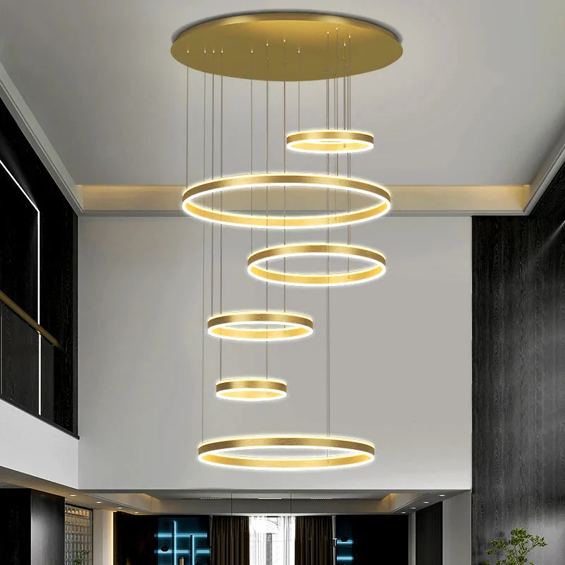 Lucy Modern Staircase Chandelier - Image 6
