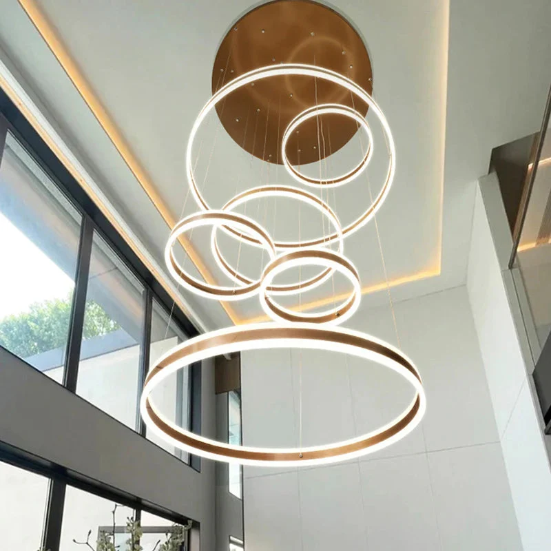 Lucy Modern Staircase Chandelier - Image 7