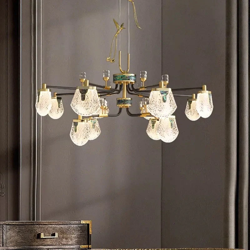 Luxury Art Deco Pendant Light - 8/12 Light - Image 2