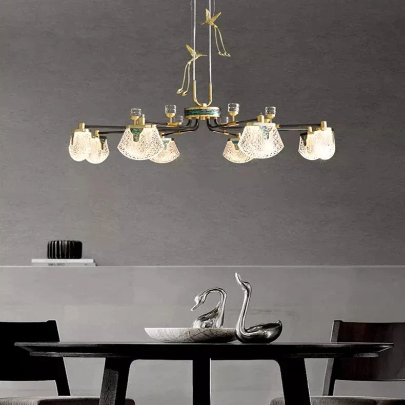 Luxury Art Deco Pendant Light - 8/12 Light - Image 3