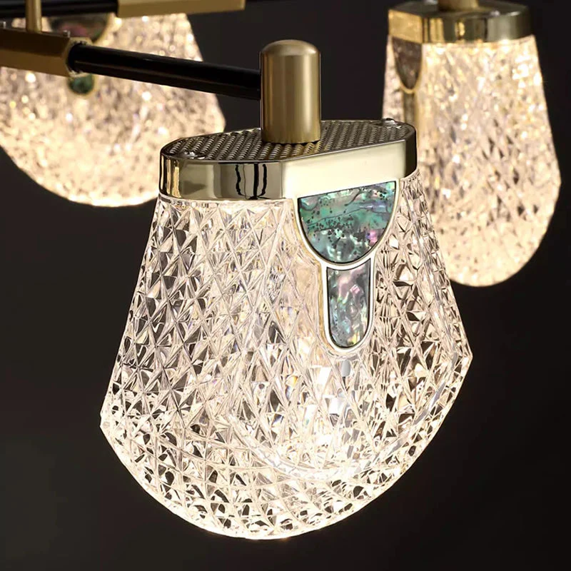 Luxury Art Deco Pendant Light - 8/12 Light - Image 6