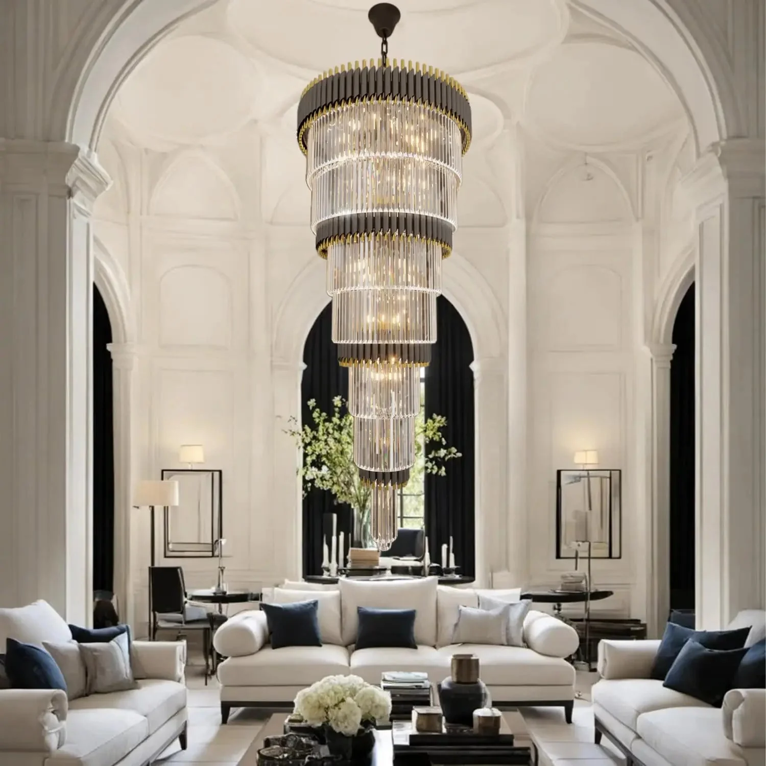 Luxury Oversize Crystal Chandelier
