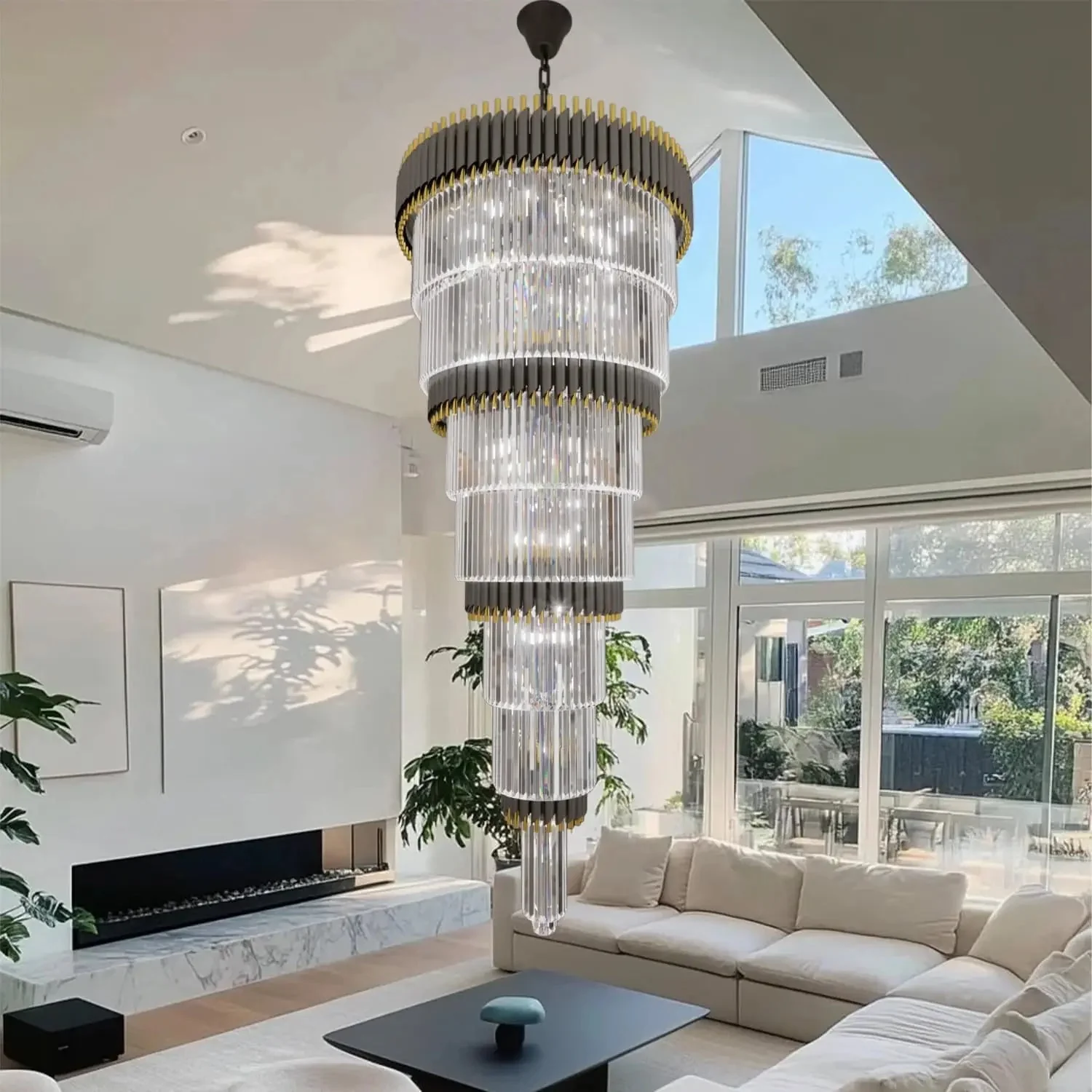 Luxury Oversize Crystal Chandelier - Image 3