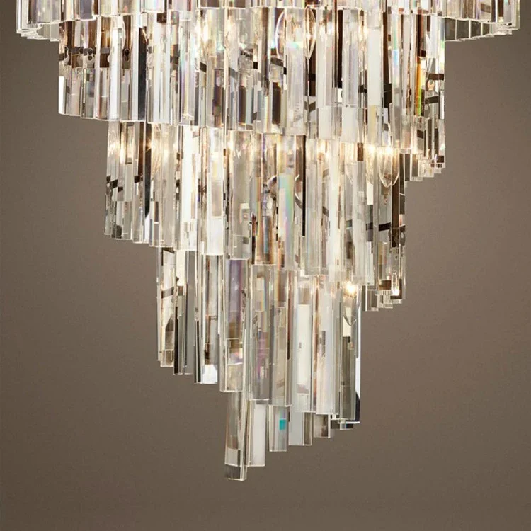 Luxury Tiered Crystal Chandelier for Foyer - Image 10