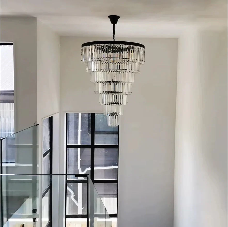 Luxury Tiered Crystal Chandelier for Foyer - Image 2