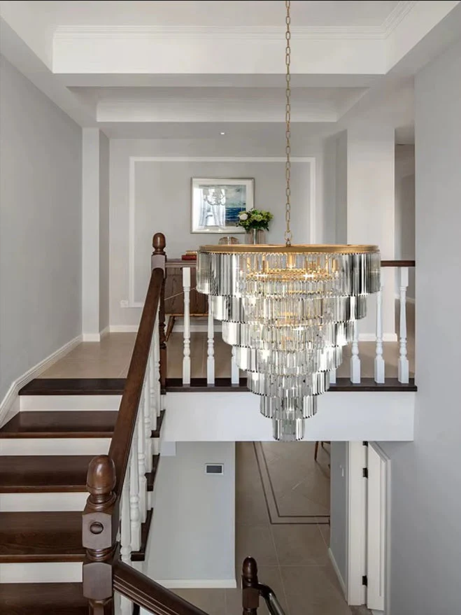 Luxury Tiered Crystal Chandelier for Foyer - Image 5
