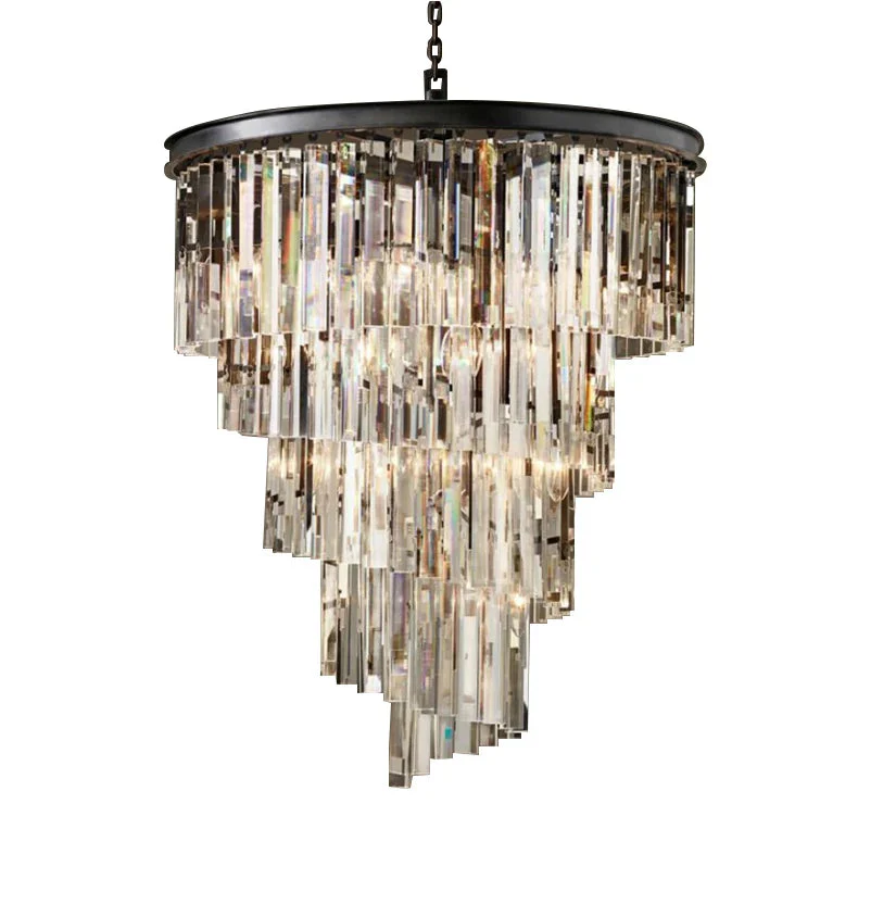 Luxury Tiered Crystal Chandelier for Foyer - Image 9