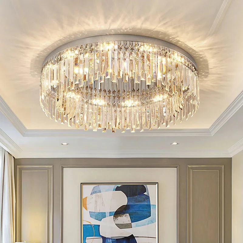 Lyla Crystal Flush Mount Ceiling Light - Image 4