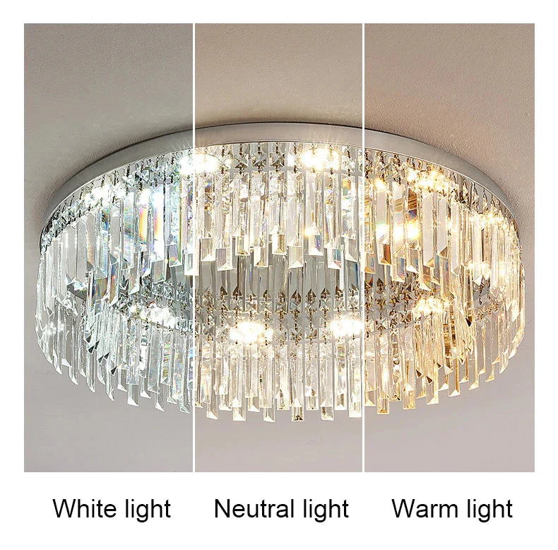 Lyla Crystal Flush Mount Ceiling Light - Image 6