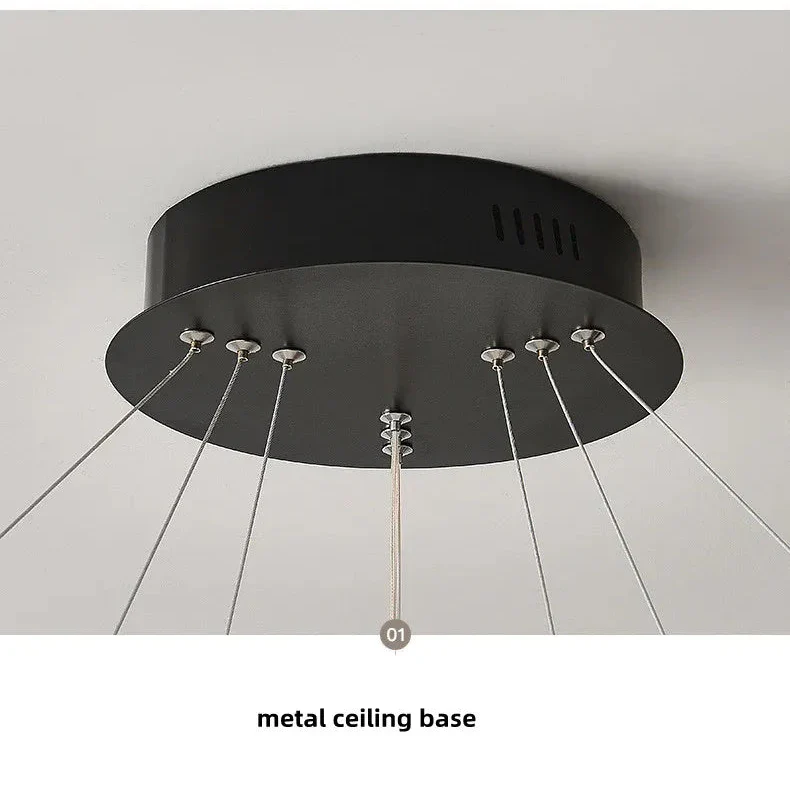 Mae Led Ring Chandelier - Image 11