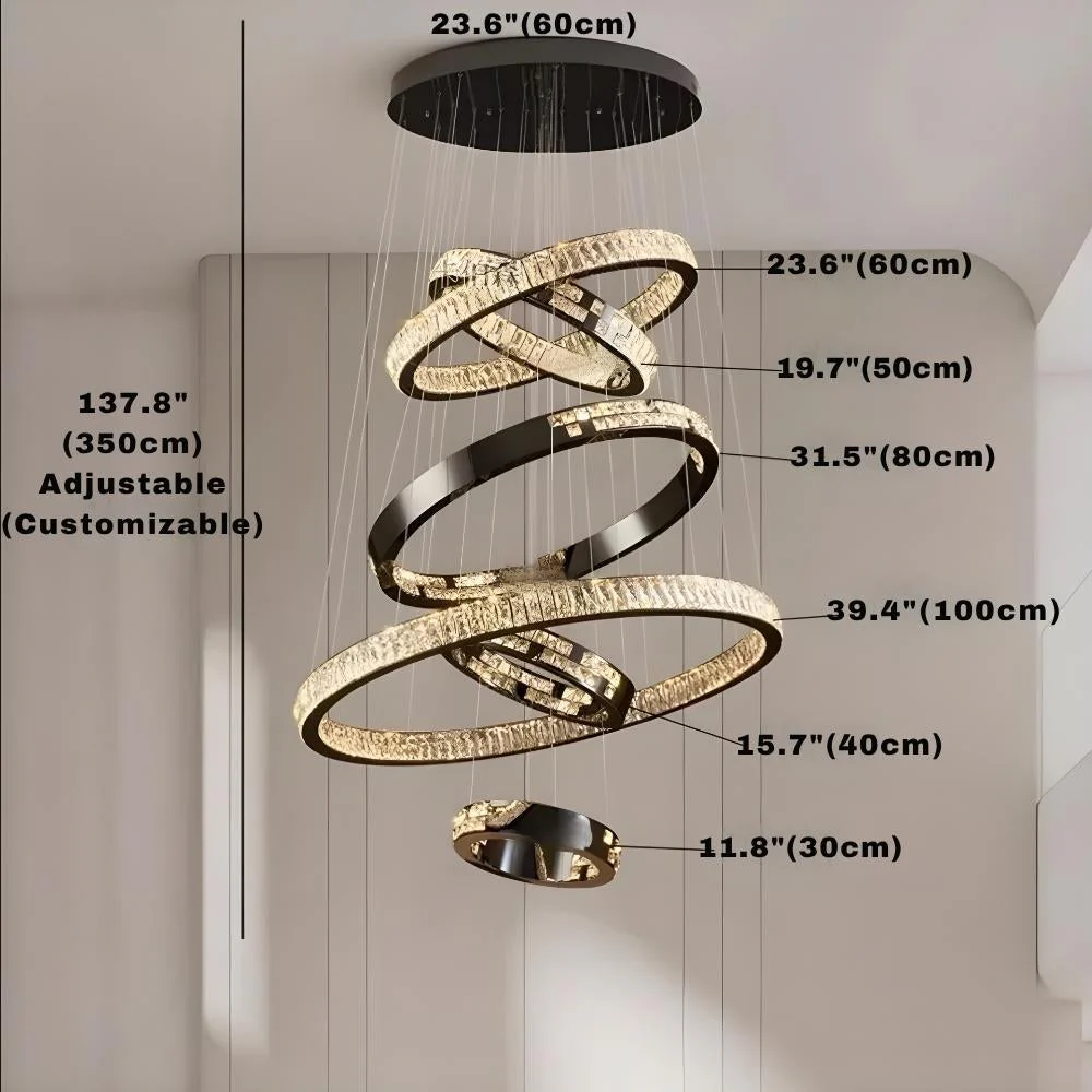 Malen Multi Ring Pendant Light - Image 10