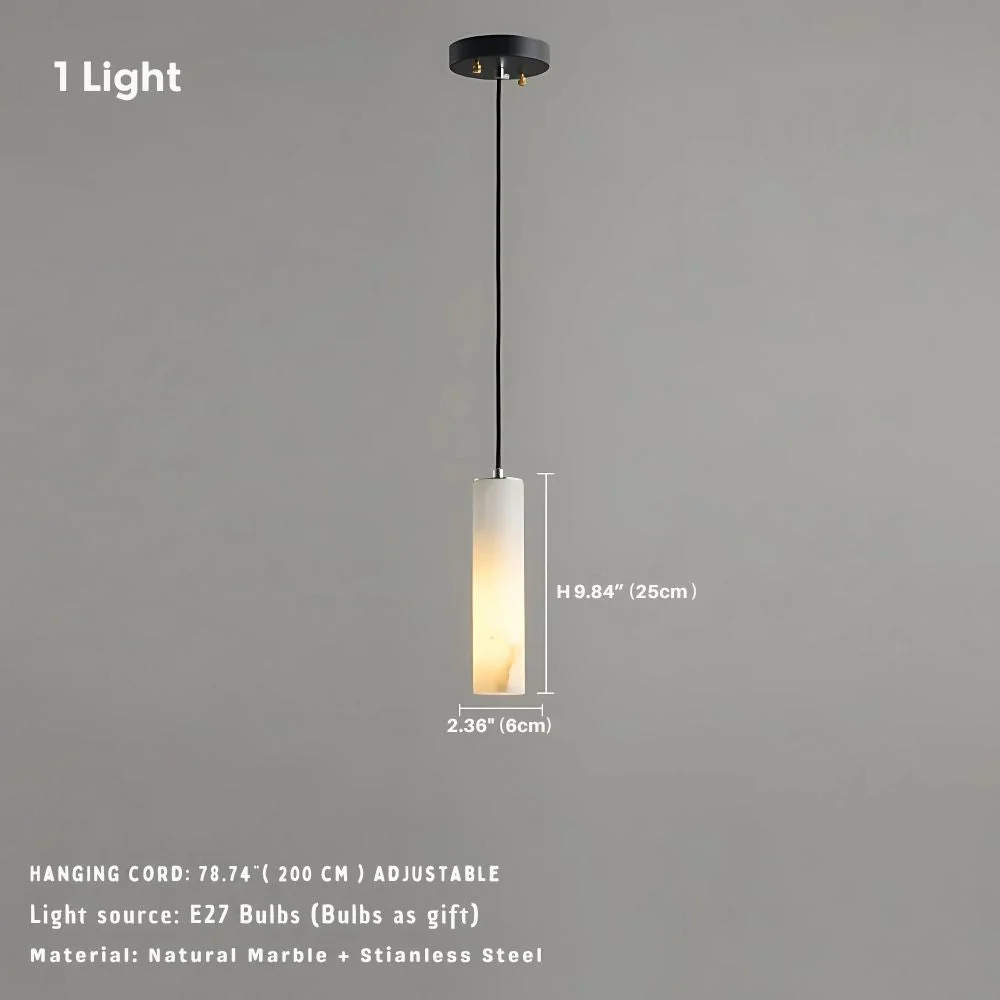 Marble Tube Chandelier for Living Room & Foyer - Image 12