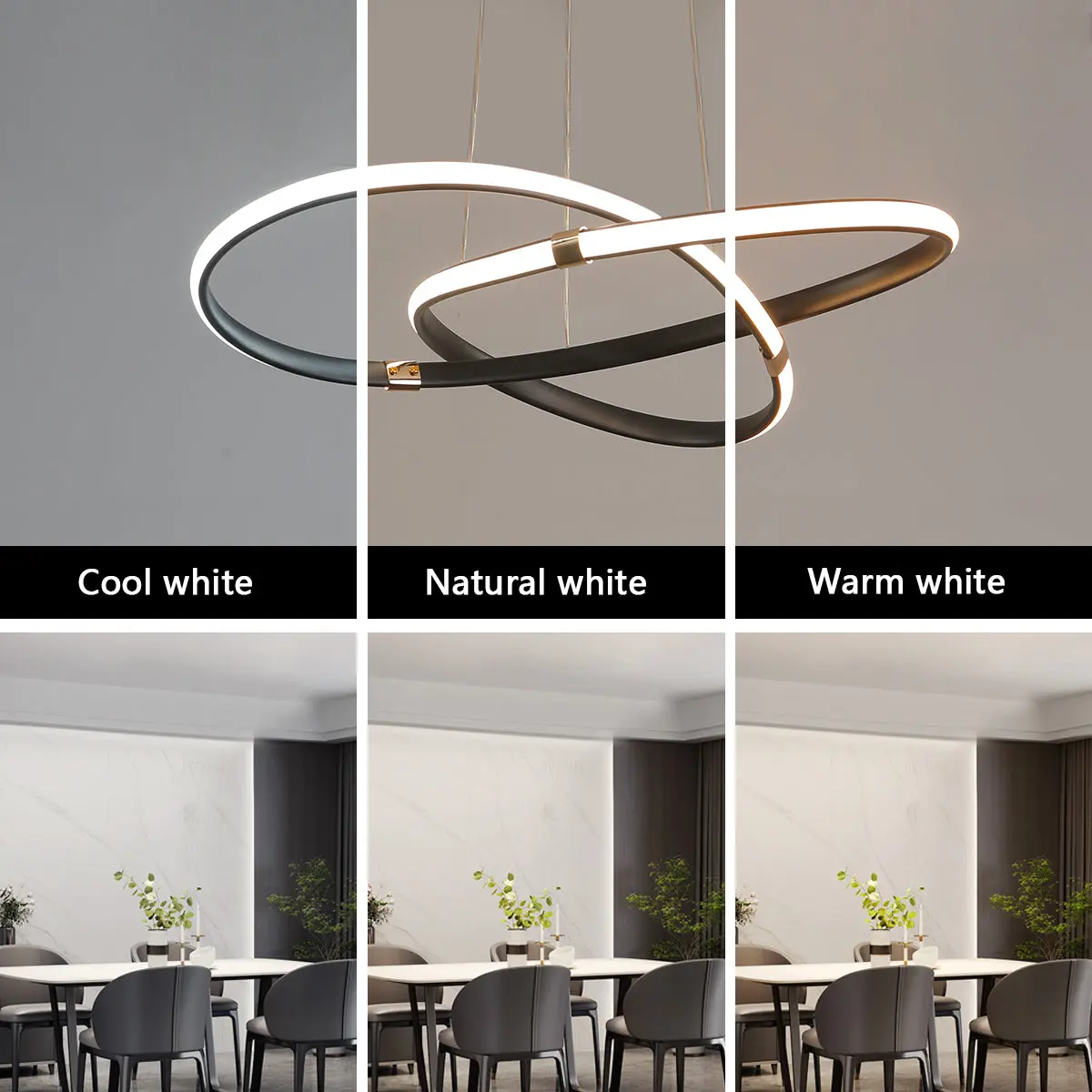 Marion Led Small Black Chandeliers - Image 4