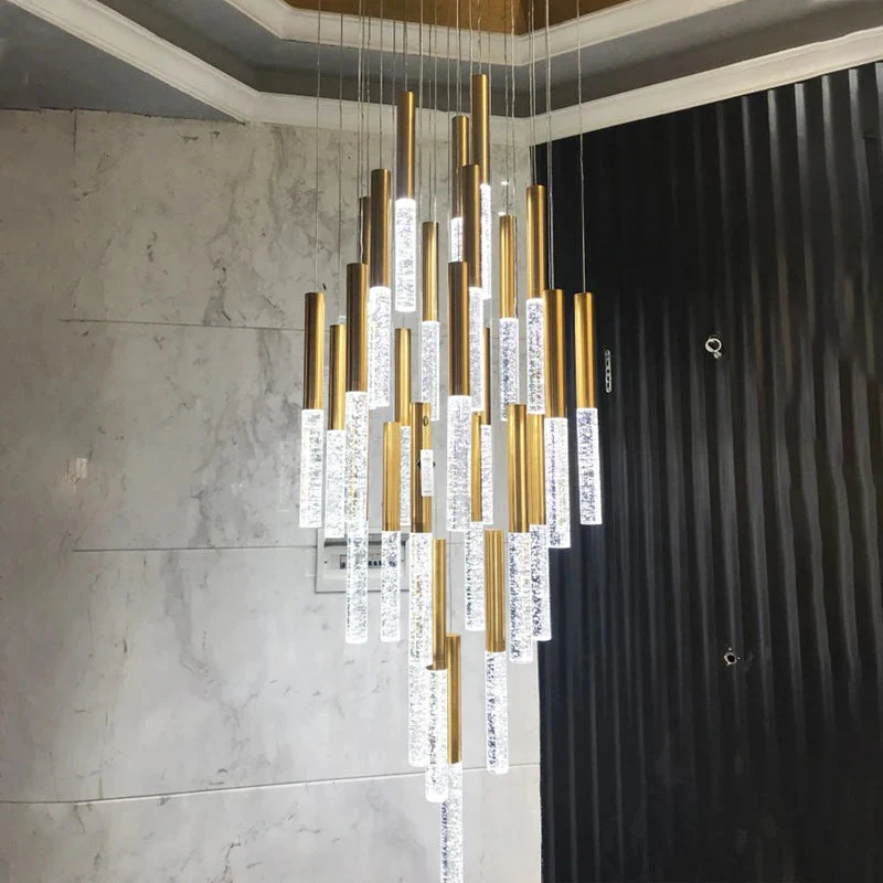 Mina Crystal Entryway Light Fixtures High Ceiling - Image 2