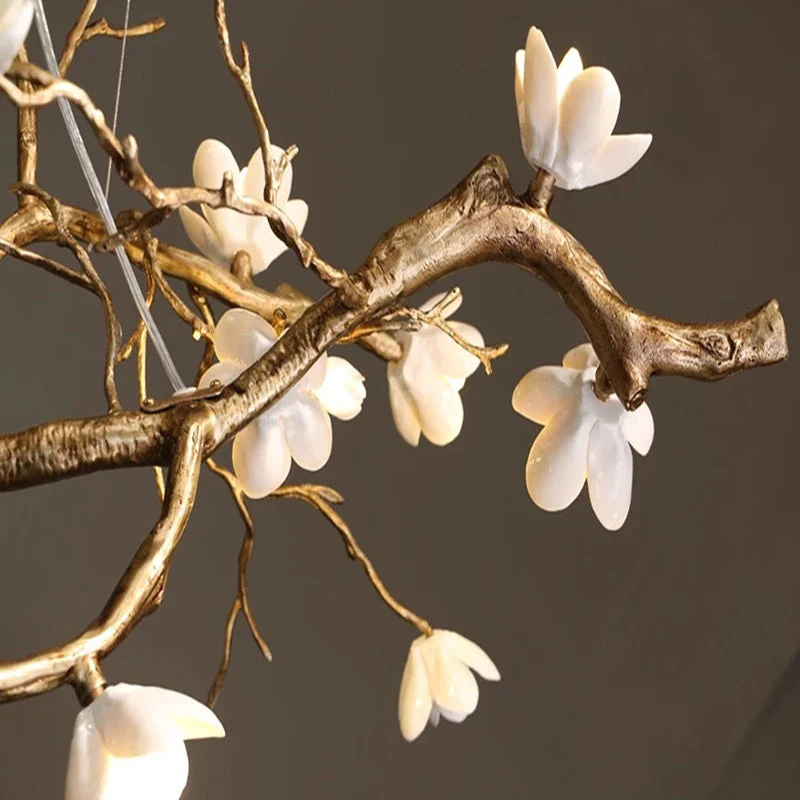 Minas Rustic Tree Branch Chandelier - Image 13