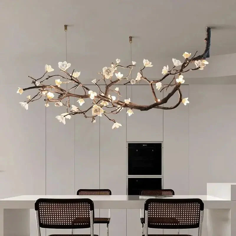 Minas Rustic Tree Branch Chandelier - Image 7