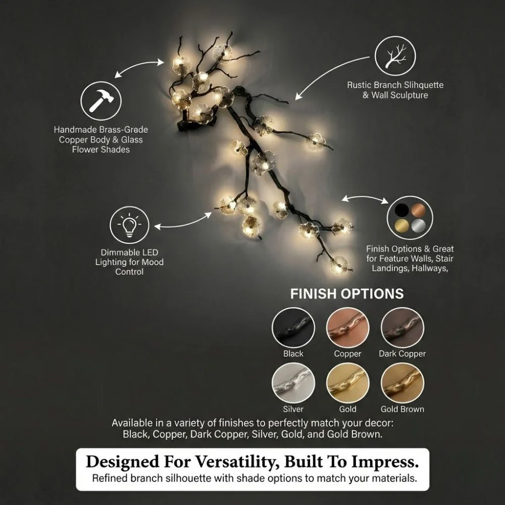 Minas Tree Branch Wall Sconce - Image 6