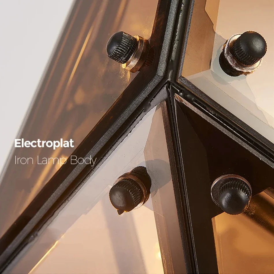 Modern Angular Diamond Style LED Pendant Light - Image 5