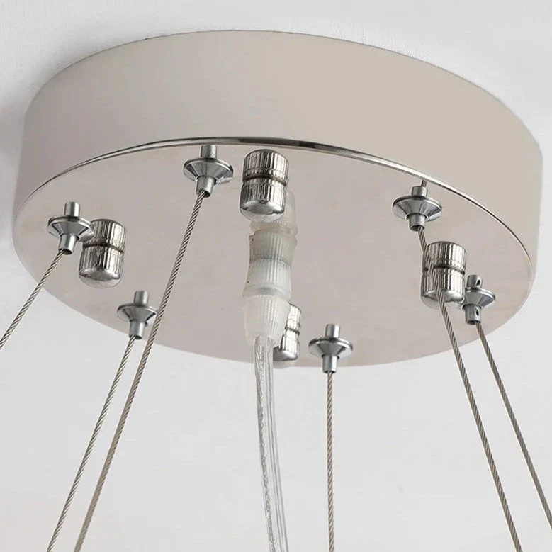 Modern Crystal Beaded Chandelier for Staircase&Foyer - Image 6