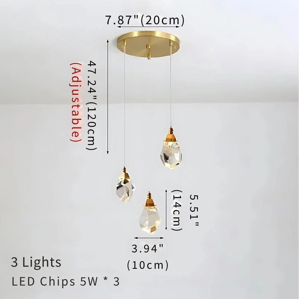 Modern Crystal Chandelier for High Ceiling Living Room - Image 12
