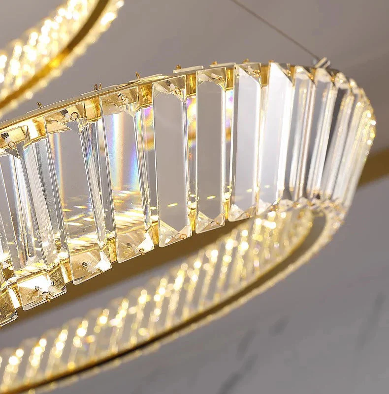 Modern Crystal Light Fixture for Staircase & Foyer & High Ceiling - Image 11